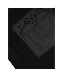 Lanvin Felpa Nera In Cotone Bambino -Golden Goose Store fa1b812135fb1764598fcf4fd59bd8de