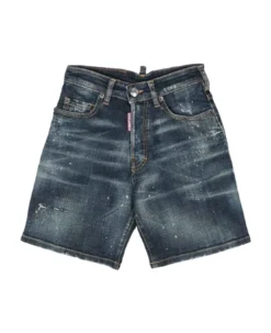 DSQUARED2 Blue Denim Shorts Boy