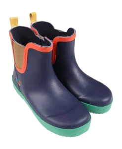 Bobo Choses Blue Rain Boots For Kids With Logo -Golden Goose Store fda60297c26f1a7212ce65195dfbae25